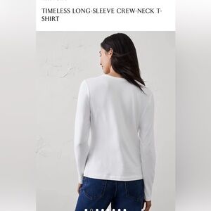 H&M Classic White Long-Sleeve Tee